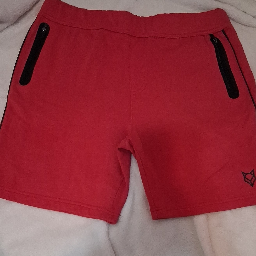Prince & Fox Red and Gray Shorts